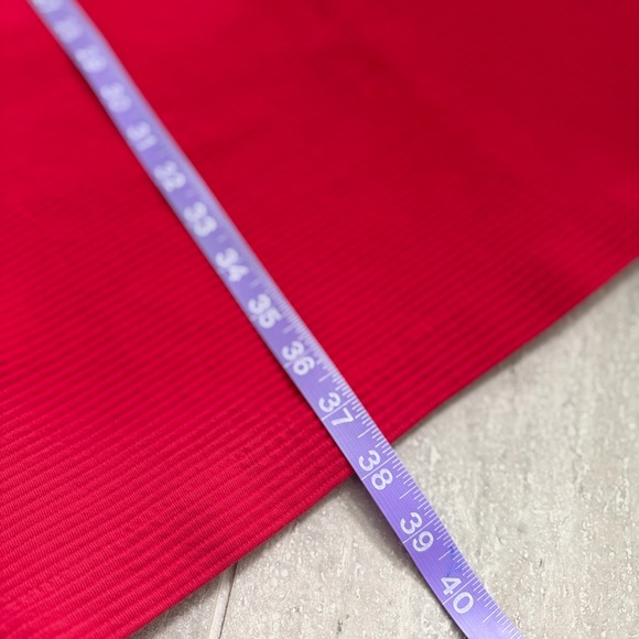 Boden Red Textured Shift Dress Pockets 3/4 Sleeve Work Office Size 14 L - Picture 7 of 9